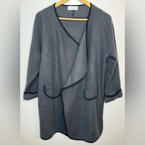 GOODNIGHT MACAROON Women’s Tami Marl Knit Wrapped Open Cardigan Size M